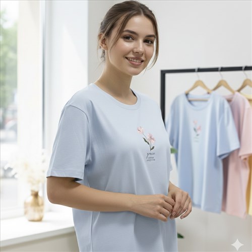 تیشرت نخ پنبه آنا