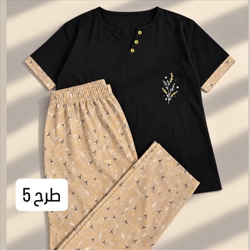 ست تیشرت و شلوار طرحدار