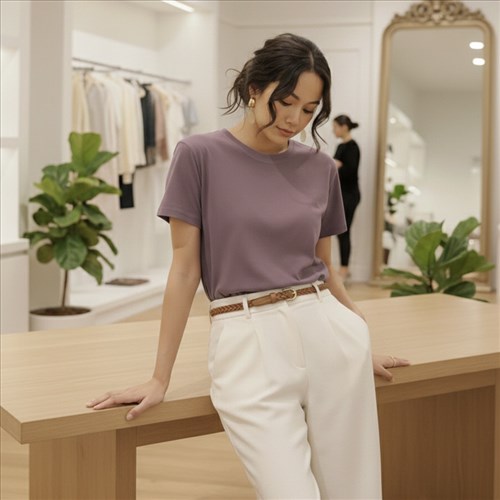 تیشرت ساده آوا