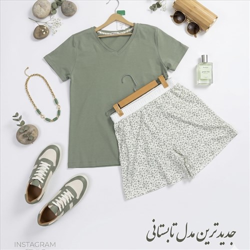ست تیشرت و‌شلوارک نیایش