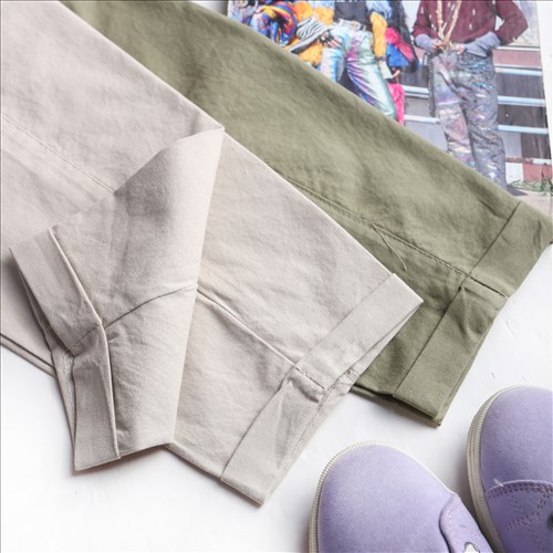 شلوار مام فیت  لینن