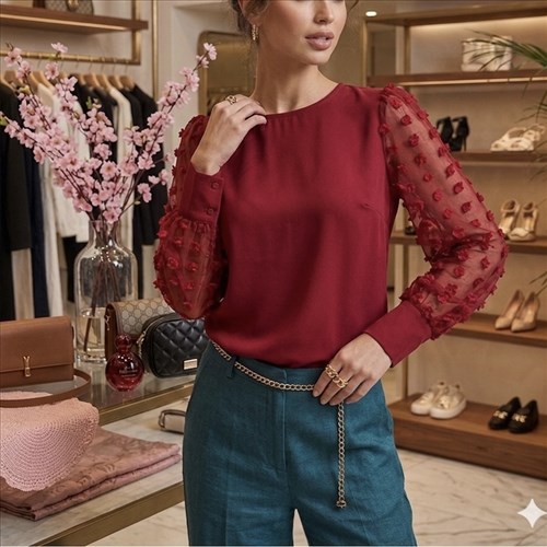 شومیز وارداتی اسکارلت