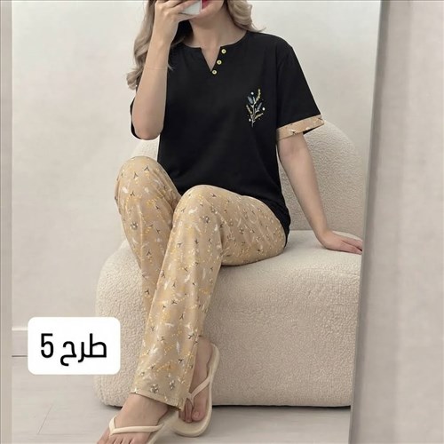 ست تیشرت و شلوار طرحدار