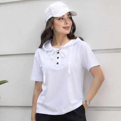 تیشرت وارداتی کلاه دار