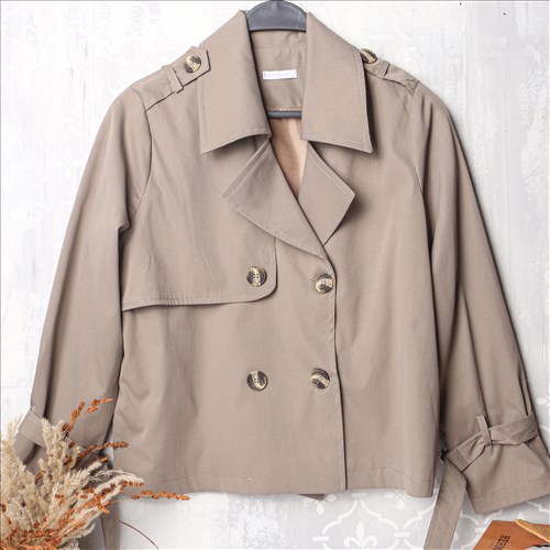 ترنچ کت کتان