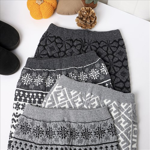 شلوار بافت طرحدار