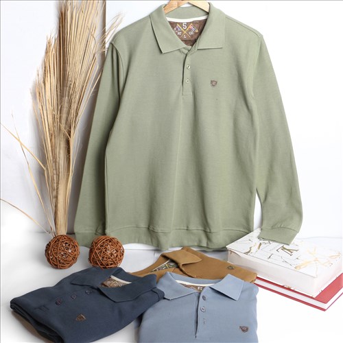 پولو شرت مردانه آستین بلند مارکو