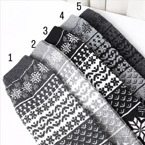 شلوار بافت طرحدار