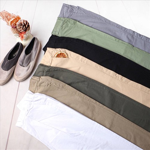 شلوار مام فیت لینن